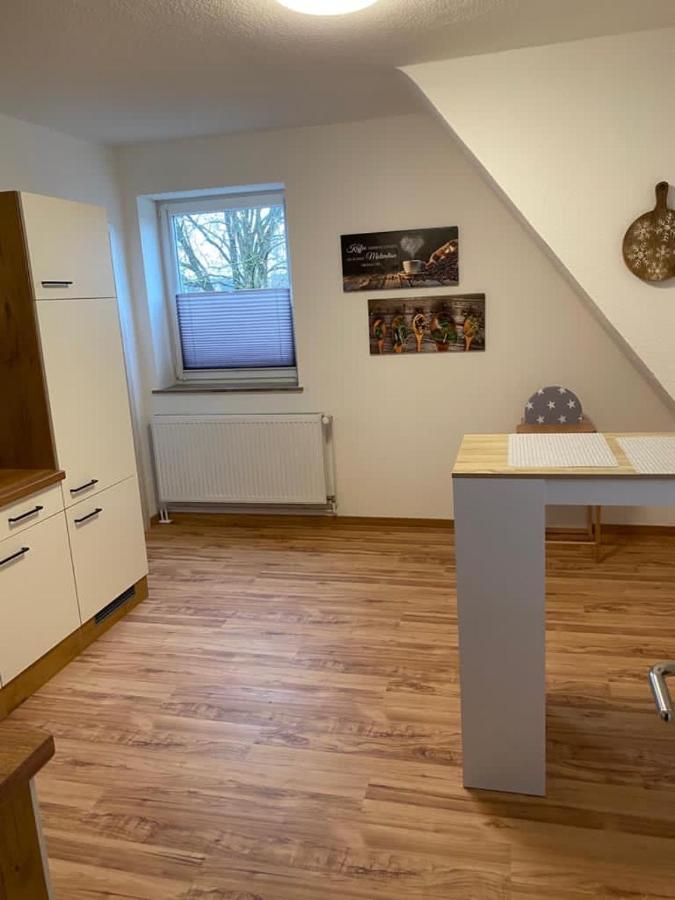 Familienfreundliche Ferienwohnung Anna Rollshausen Esterno foto